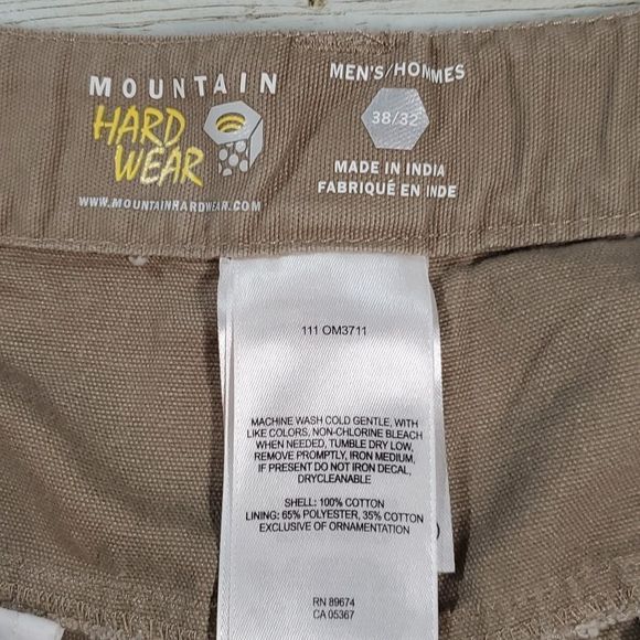 Mountain Hardware Men's Cordoba Pants 38X32‎ Articulated Knees Khaki - Picture 3 of 9